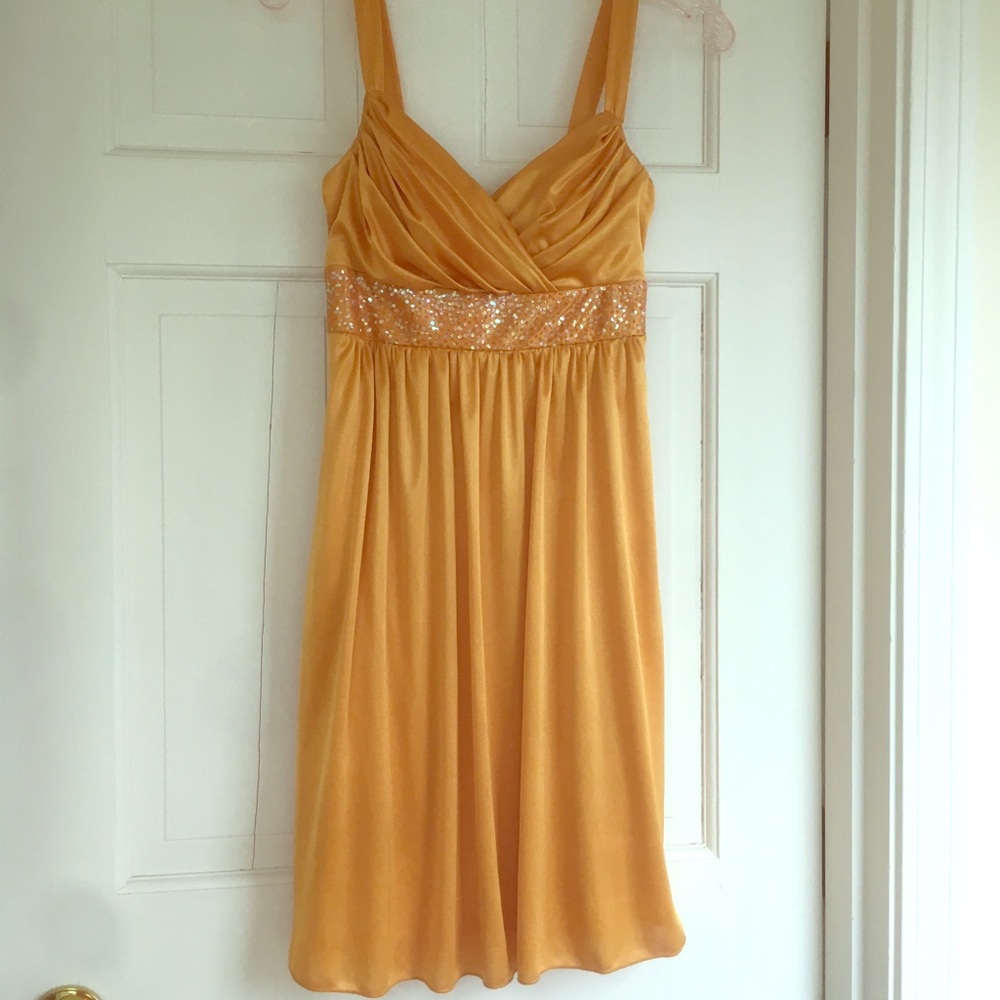 Orange Party Dress
